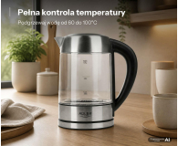 Adler Czajnik szklany 1,7 L z regulacją temp. - 1587339 - zdjęcie 10